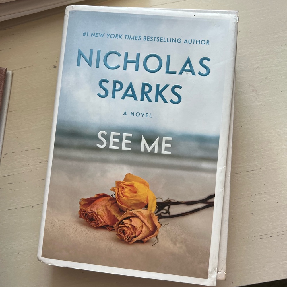 Nicholas Sparks 'See Me' Hardcover Book